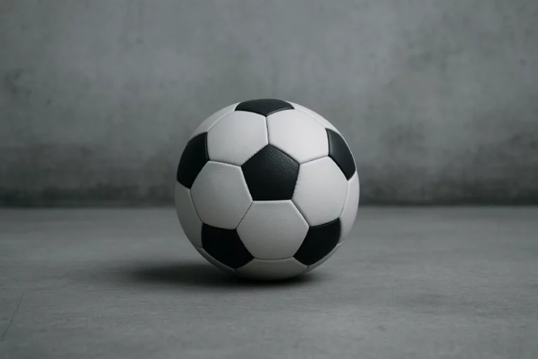 svart och vit fotboll